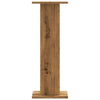 VidaXL supports d'enceintes 2 pcs 30x30x80 cm bois, couleur chêne artisanal