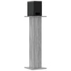 Le haut-parleur Vidaxl comprend 2 PCS 30x30x95 cm en bois de bois de gris sonoma