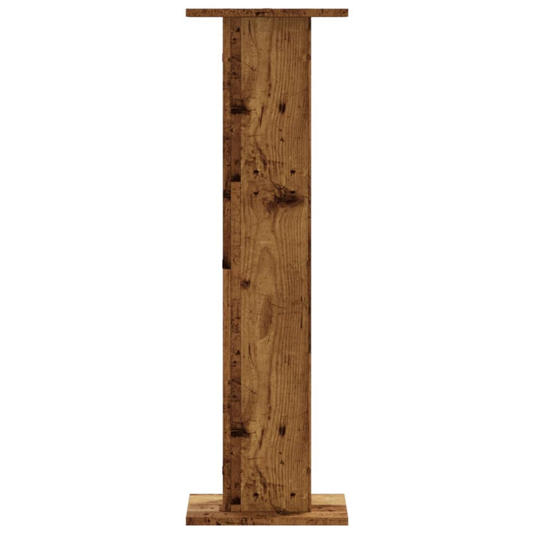 VidaXL supports d'enceintes 2 pcs 30x30x95 cm bois traité, couleur bois ancien