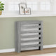 Construction de radiatorom vidaxl 78x20x82 cm Couleur de chêne sonoma en bois de bois de bois de bois de gris sonoma