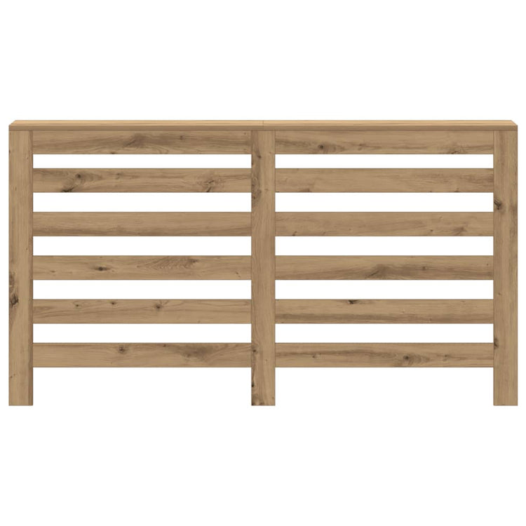 Caisson de radiateur Vidaxx 149x20x82 cm en bois ouvragé, coloris chêne artisanal