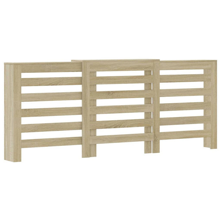 Vidaxl Radiatorom Construction 205x21.5x83.5 cm Couleur de chêne sonoma en bois transformé