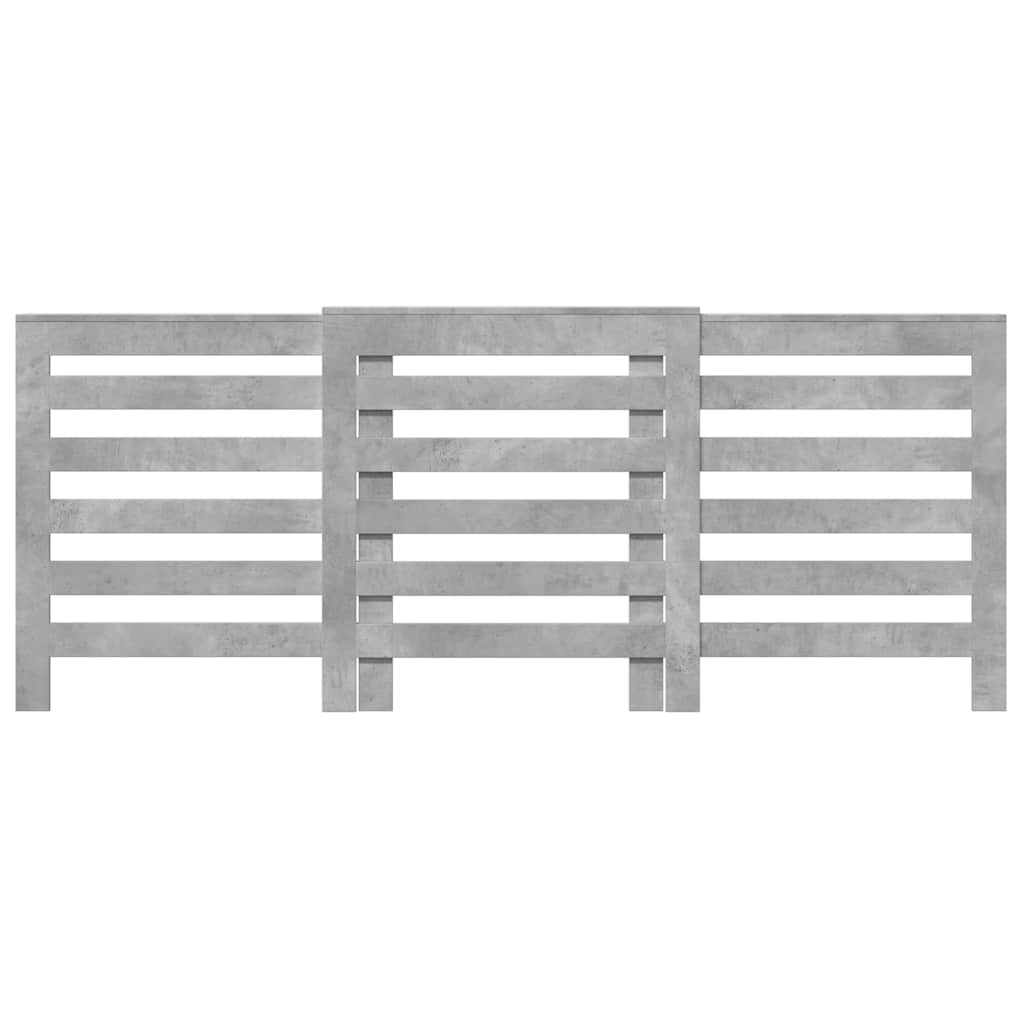 Vidaxl Radiatorom Construction 205x21.5x83,5 cm Béton de bois de bois transformé
