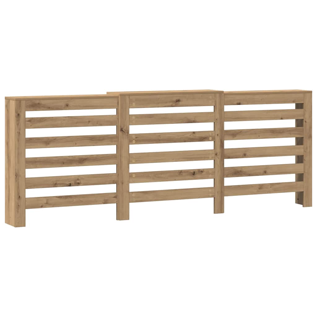 Vidaxl Radiatorom Construction 205x21.5x83.5 cm chêne artisanal en bois transformé
