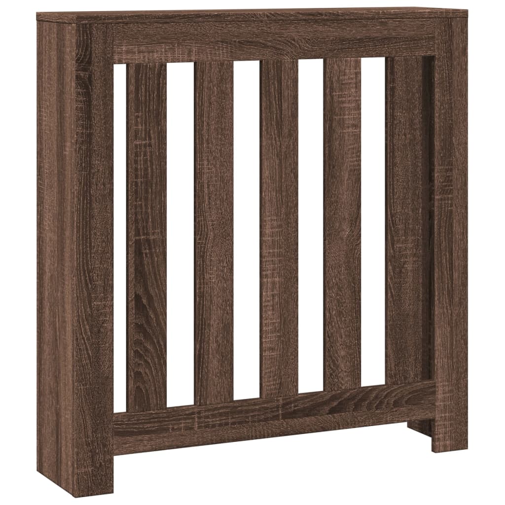 Vidaxx caisson de radiateur 78x20x82 cm bois d'ingénierie, chêne brun