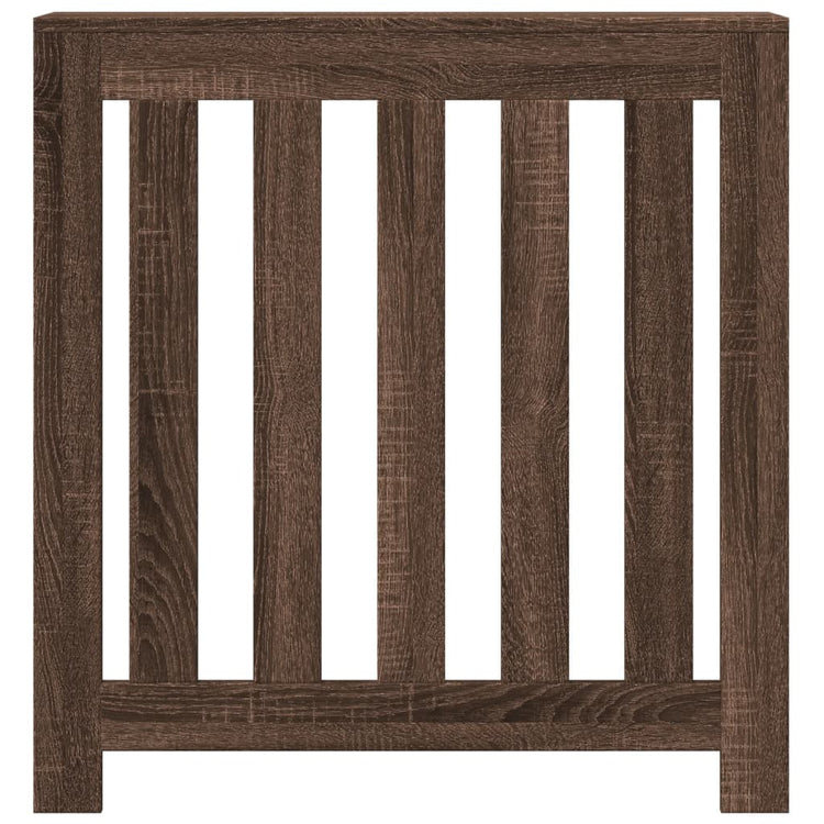 Vidaxx caisson de radiateur 78x20x82 cm bois d'ingénierie, chêne brun