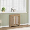Caisson de radiateur Vidaxx 78x20x82 cm en bois ouvragé, coloris chêne artisanal