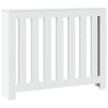 Vidaxx contour de radiateur 104x20x82 cm bois d'ingénierie blanc