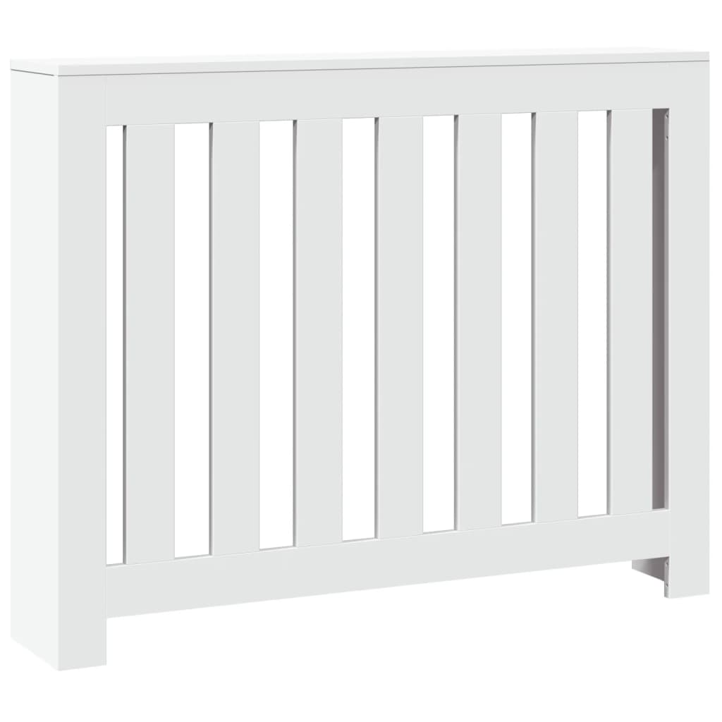 Vidaxx contour de radiateur 104x20x82 cm bois d'ingénierie blanc