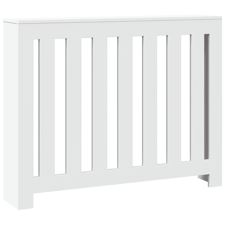 Vidaxx contour de radiateur 104x20x82 cm bois d'ingénierie blanc