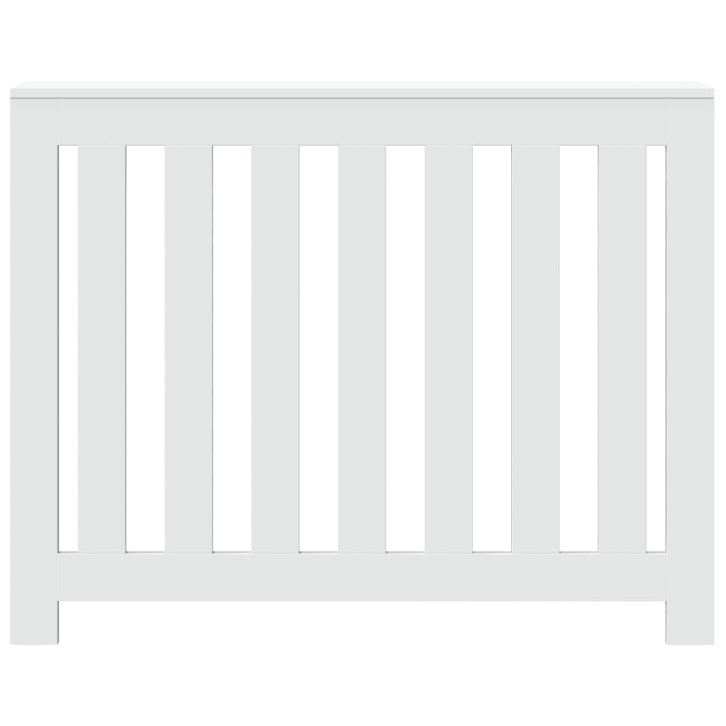 Vidaxx contour de radiateur 104x20x82 cm bois d'ingénierie blanc