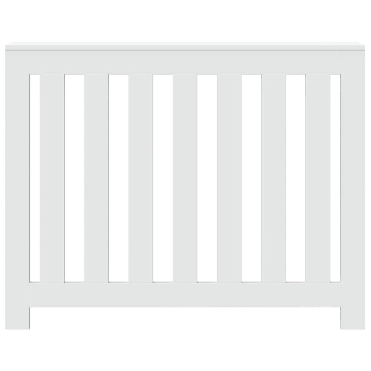 Vidaxx contour de radiateur 104x20x82 cm bois d'ingénierie blanc