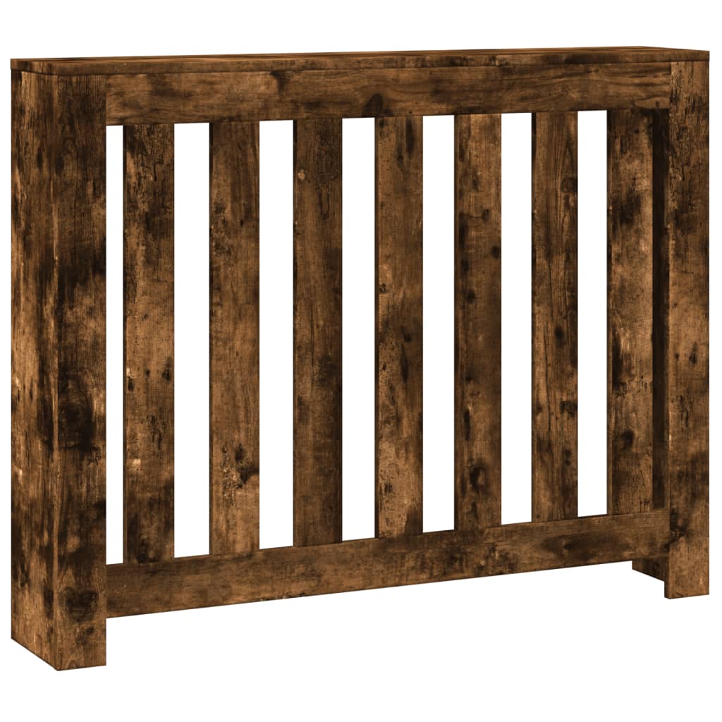 Vidaxx caisson de radiateur 104x20x82 cm bois traité, chêne fumé