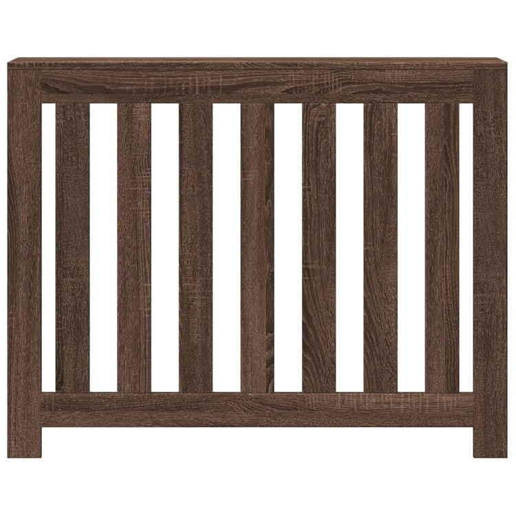 Vidaxx caisson de radiateur 104x20x82 cm bois d'ingénierie, chêne brun
