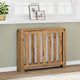 Caisson de radiateur Vidaxx 104x20x82 cm en bois ouvragé, coloris chêne artisanal