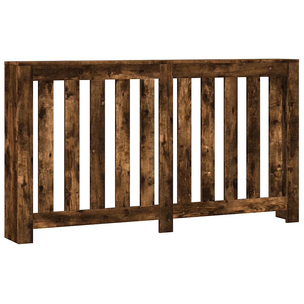 Vidaxx caisson de radiateur 149x20x82 cm bois d'ingénierie, chêne fumé