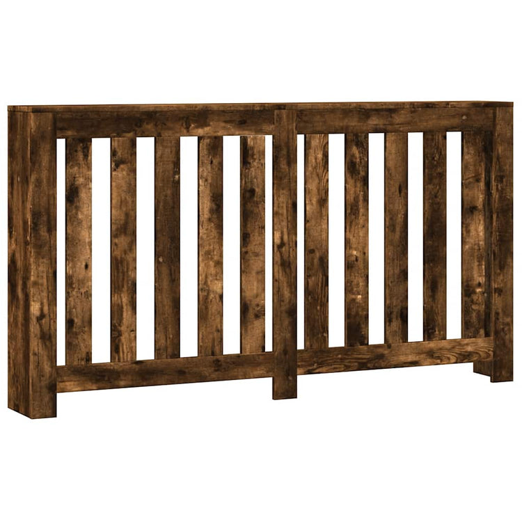 Vidaxx caisson de radiateur 149x20x82 cm bois d'ingénierie, chêne fumé