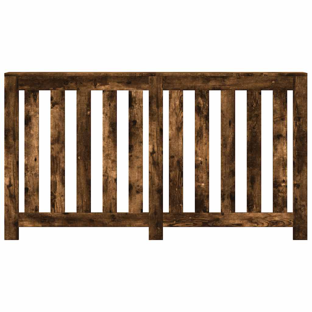 Vidaxx caisson de radiateur 149x20x82 cm bois d'ingénierie, chêne fumé