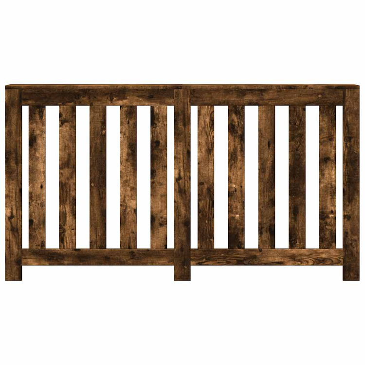 Vidaxx caisson de radiateur 149x20x82 cm bois d'ingénierie, chêne fumé