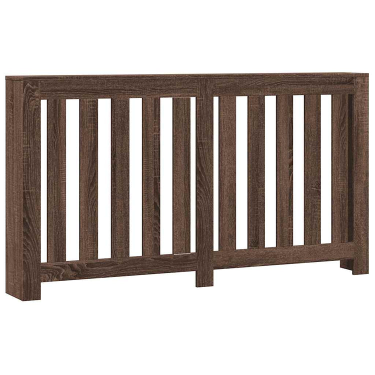 Vidaxx caisson de radiateur 149x20x82 cm bois fini, chêne brun