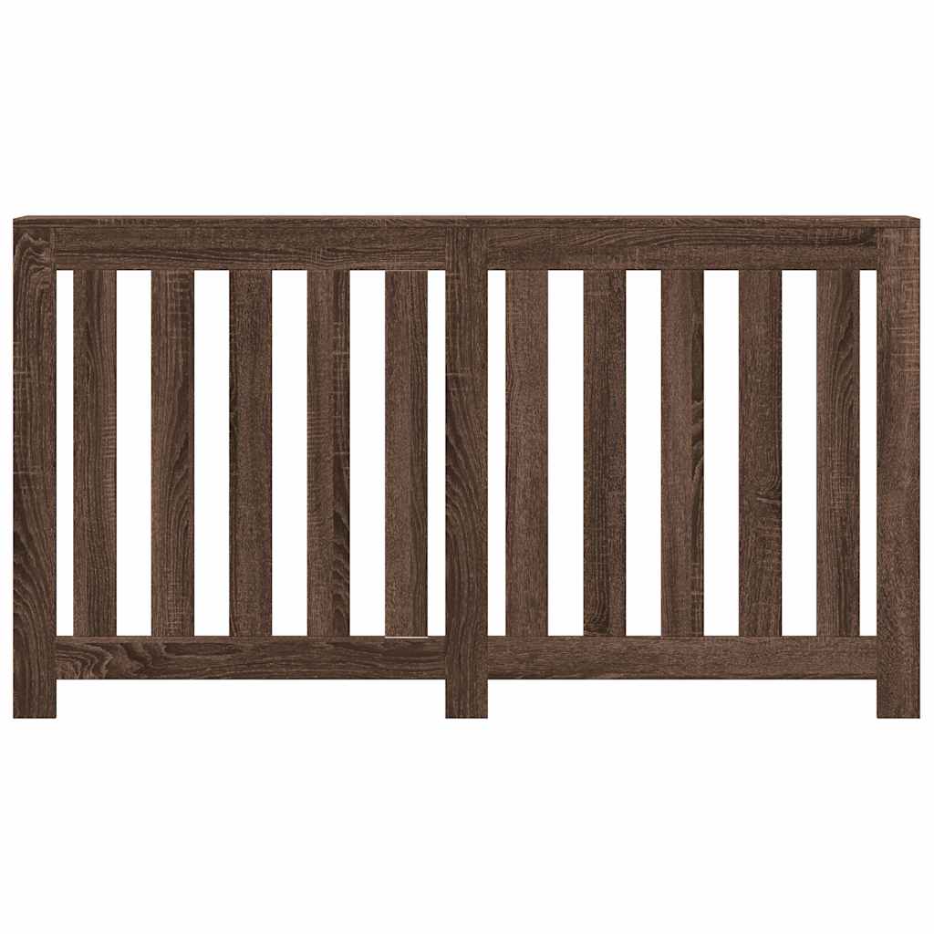 Vidaxx caisson de radiateur 149x20x82 cm bois fini, chêne brun