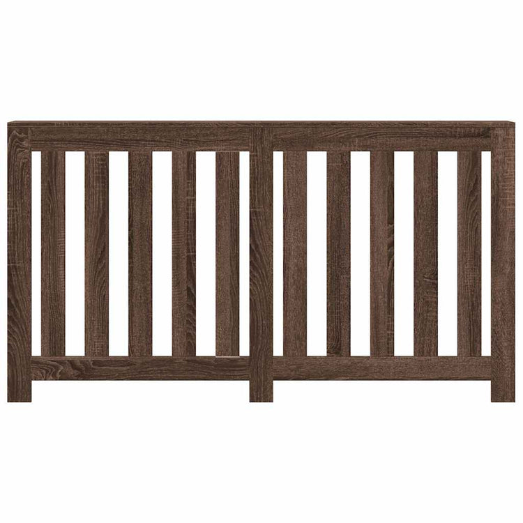 Vidaxx caisson de radiateur 149x20x82 cm bois fini, chêne brun