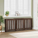 Construction de radiatorom de Vidaxl 205x21.5x83,5 cm Chêne brun en bois -colore
