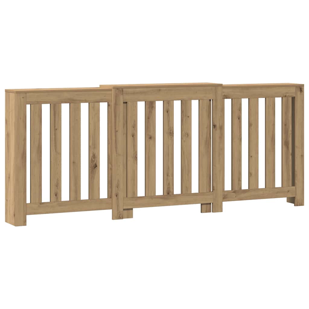 Caisson de radiateur Vidaxx 205x21,5x83,5 cm bois travaillé, chêne artisanal