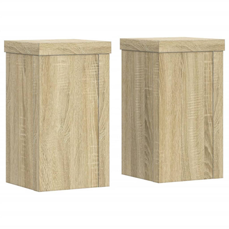 Normes de l'usine Vidaxl 2 PCS 10x10x18 cm Bois de chêne sonoma