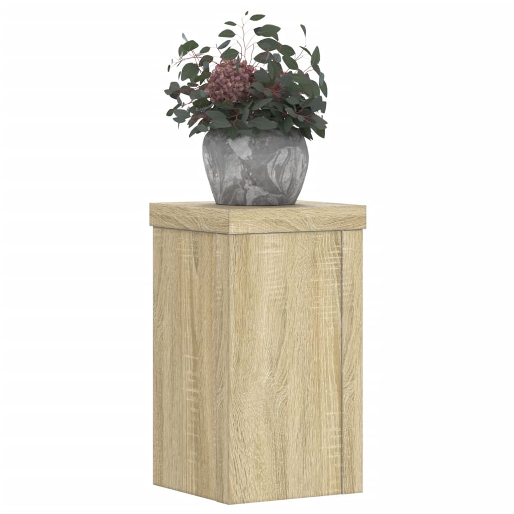 Normes de l'usine Vidaxl 2 PCS 10x10x18 cm Bois de chêne sonoma