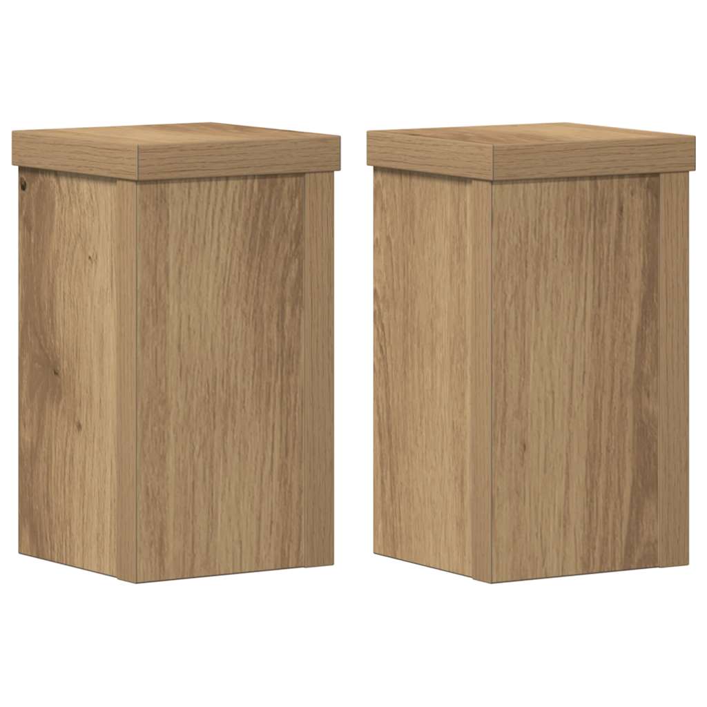 La plantation de Vidaxl comprend 2 pcs 10x10x18 cm en bois de bois en bois