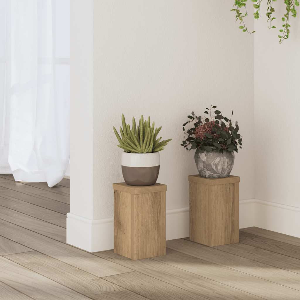 La plantation de Vidaxl comprend 2 pcs 10x10x18 cm en bois de bois en bois