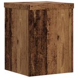 Normes de plante Vidaxl 2 ST 15x15x20 cm Bois transformé vieux bois coloré - afbeelding 3