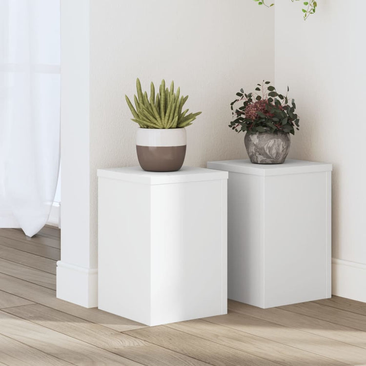 Normes de plante vidaxl 2 ST 20x20x30 cm Bois de blanc transformé