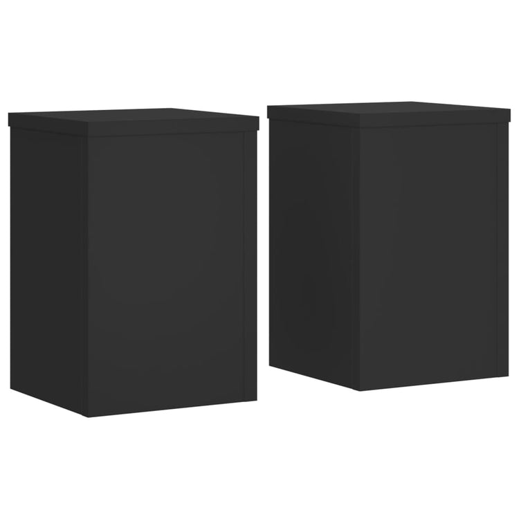 Normes de l'usine Vidaxl 2 ST 20x20x30 cm Black Black
