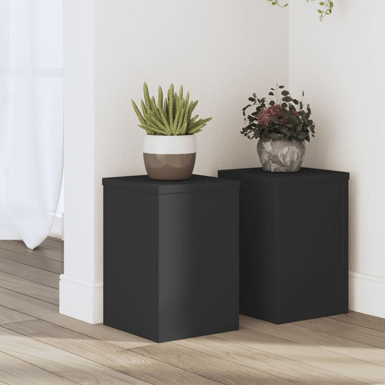 Normes de l'usine Vidaxl 2 ST 20x20x30 cm Black Black