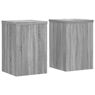 Normes de plante vidaxl 2 ST 20x20x30 cm en bois de bois de bois sonoma