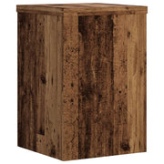 La plantation de Vidaxl supporte 2 ST 25x25x35 cm Bois transformé vieux bois coloré - afbeelding 3