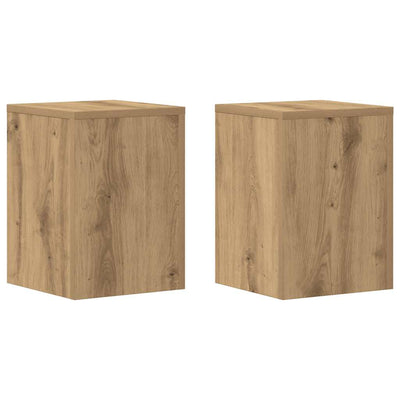 Vidaxx porte-plantes 2 pcs 25x25x35 cm bois chêne artisanal