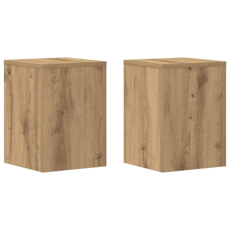 Vidaxx porte-plantes 2 pcs 25x25x35 cm bois chêne artisanal