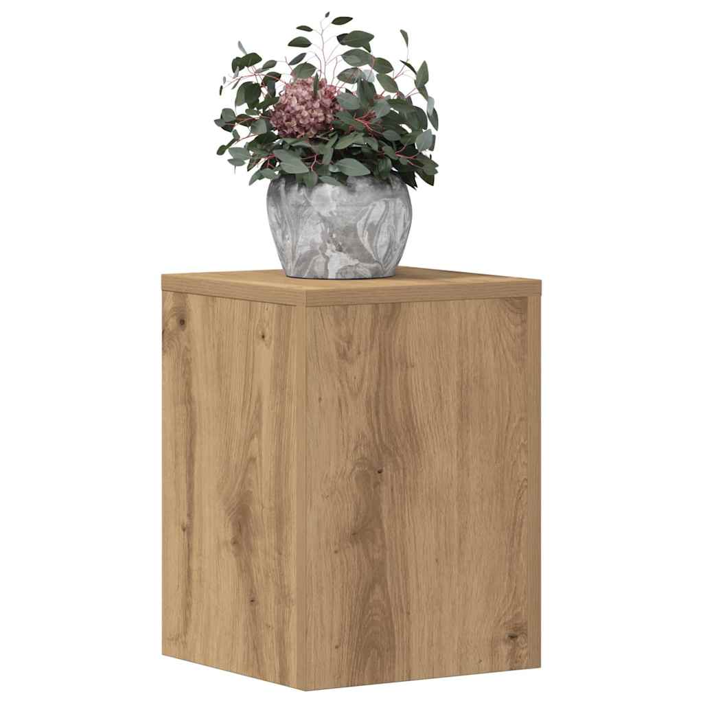 Vidaxx porte-plantes 2 pcs 25x25x35 cm bois chêne artisanal