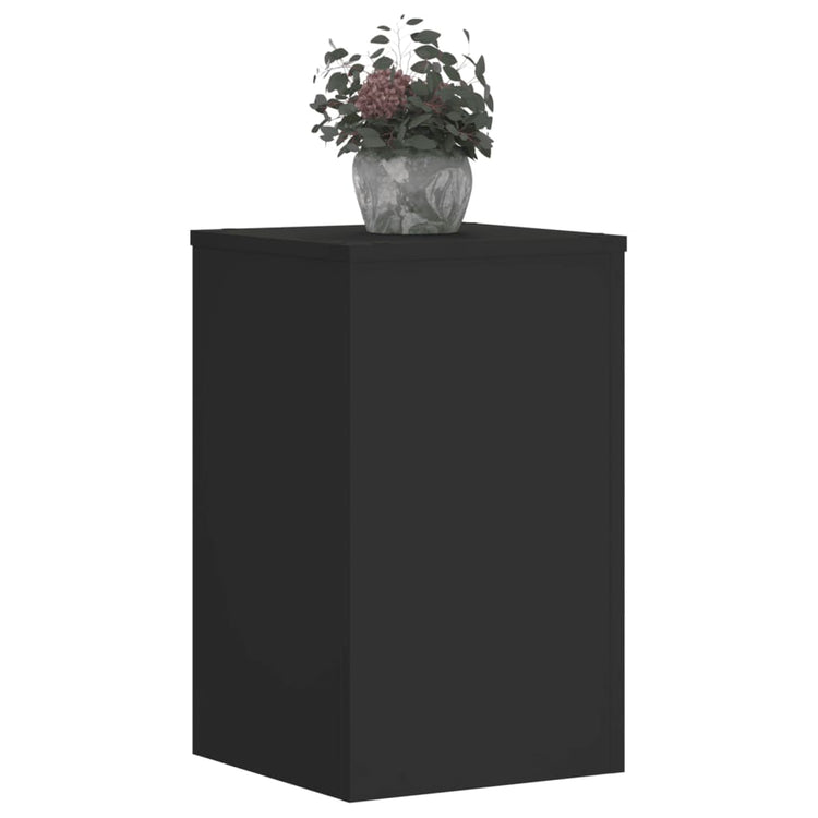 Normes de l'usine Vidaxl 2 PCS 30x30x50 cm Bois transformé en noir