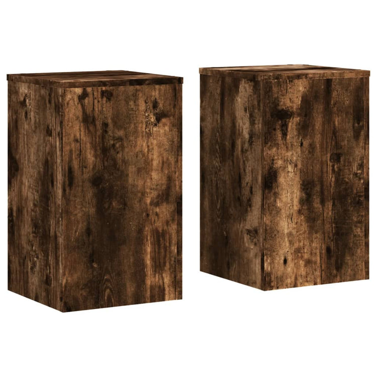 Normes de l'usine Vidaxl 2 ST 30x30x50 cm Chêne fumé en bois propriété