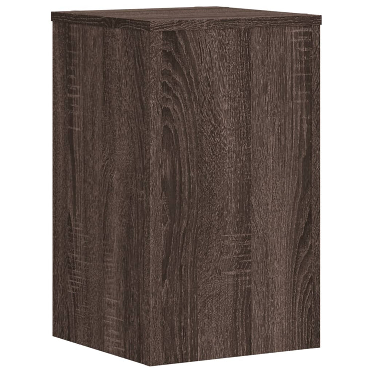 Normes de l'usine Vidaxl 2 PCS 30x30x50 cm Chêne brun en bois transformé