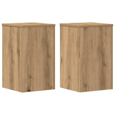 Vidaxx porte-plantes 2 pcs 30x30x50 cm bois chêne artisanal