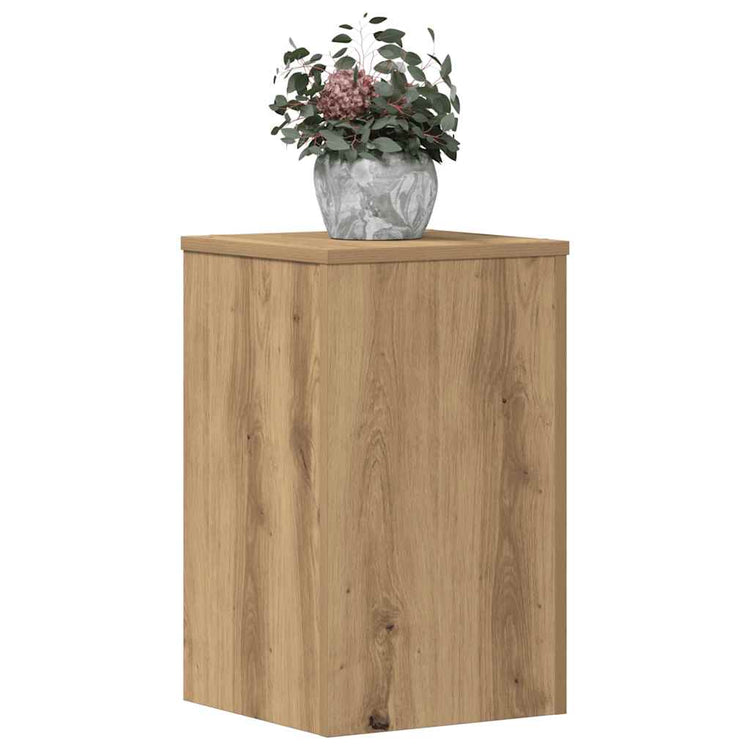 Vidaxx porte-plantes 2 pcs 30x30x50 cm bois chêne artisanal