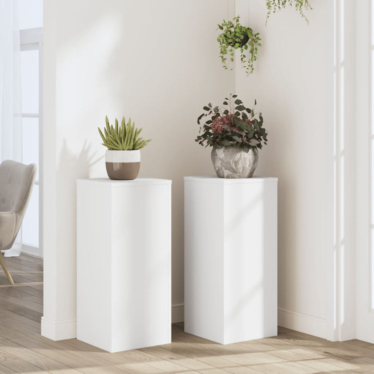 La plantation de Vidaxl comprend 2 pcs 30x30x70 cm en bois blanc