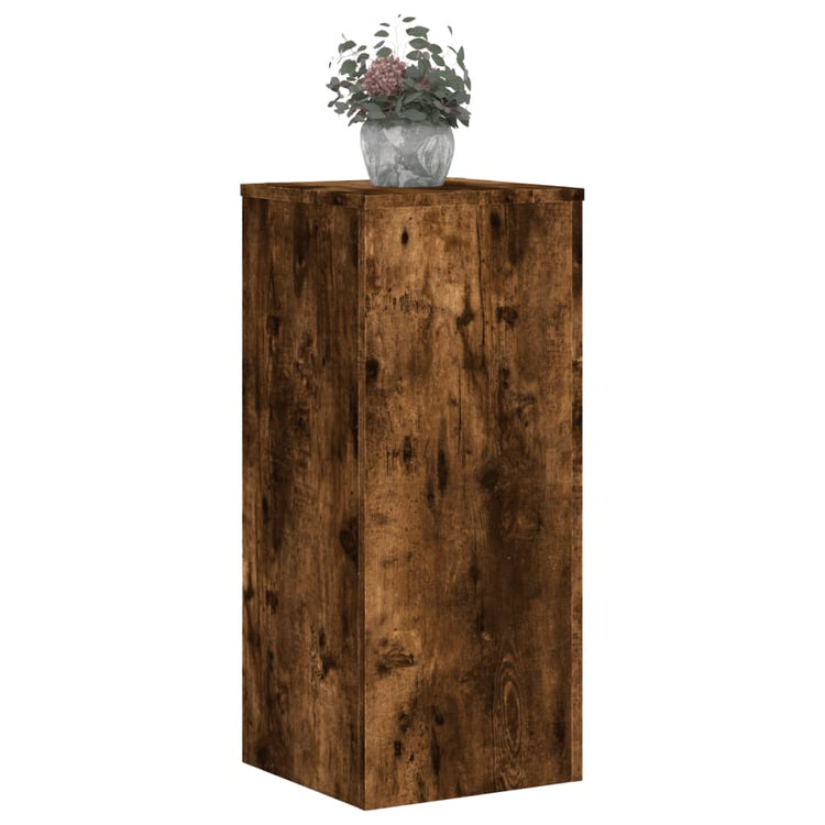 Normes de l'usine de Vidaxl 2 PCS 30x30x70 cm Chêne fumé en bois propriété
