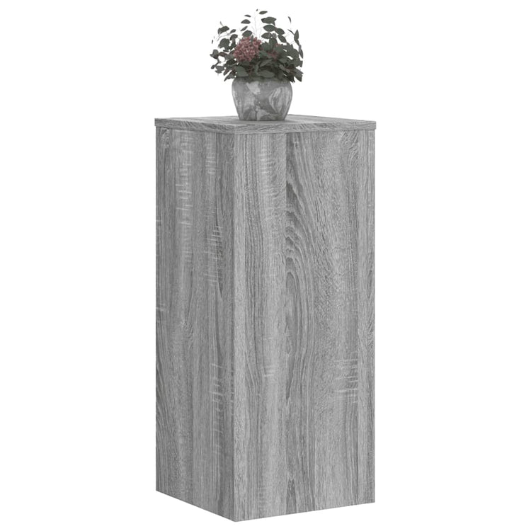 Normes de l'usine Vidaxl 2 PCS 30x30x70 cm Bois de bois de bois Grey Sonoma