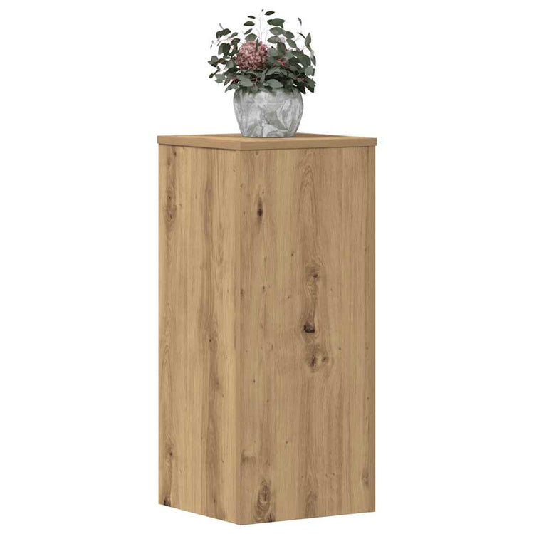 Vidaxx porte-plantes 2 pcs 30x30x70 cm bois chêne artisanal